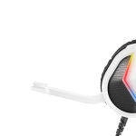 Ant Esports H1100 Pro Auto RGB Over Ear Gaming Headset (White) - Image 3