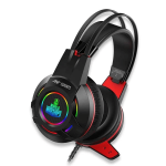 Ant Esports H550W RGB Headset (Black-Red) - Image 2