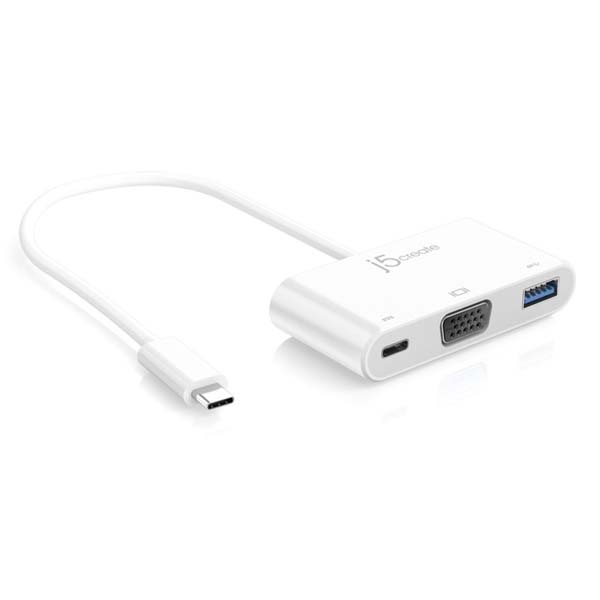 j5create JCA378 USB-C to VGA & USB 3.0 with Power Delivery