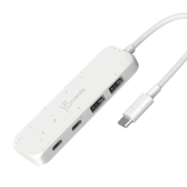 j5create JCH342E Eco-Friendly USB-C to 4-Port Type-C & Type-A Gen 2 Hub
