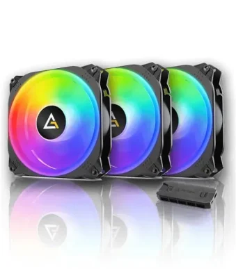 Antec Prizm X 120 ARGB 3+C 120mm ARGB Cabinet Fan (Triple Pack)