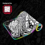 Zebronics Blaze XL RGB Gaming Mouse pad Black White - Image 3