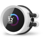 NZXT Kraken 360 RGB 360mm AIO Liquid Cooler with LCD Dispay (White) - Image 4