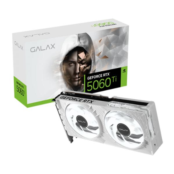 Galax RTX 5060 TI 1-Click OC 8GB White GDDR7 Graphic Card
