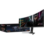 Gigabyte Aorus CO49DQ 49" QD OLED 144Hz DQHD Ultrawide Curved Gaming Monitor - Image 3