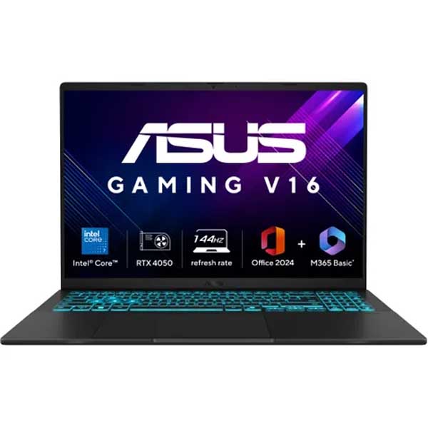 ASUS GAMING V16 16 Intel Core 7 240H RTX4050 6GB 16GB DDR5 RAM 512GB SSD Gaming Laptop (V3607VU-RP275WS)