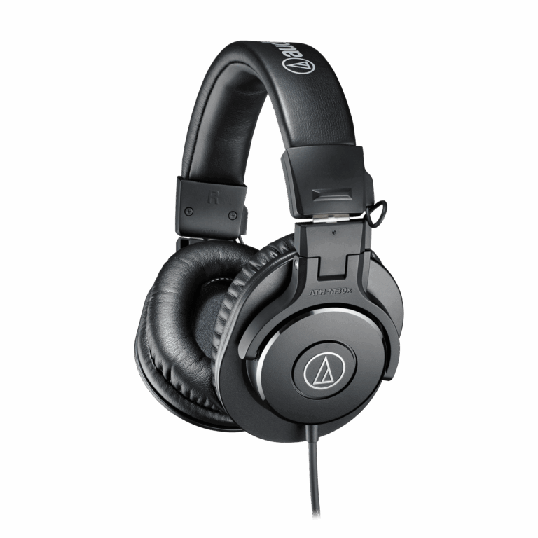 Audio-Technica Ath-M30X Wired On Ear Headphones Without Mic (Black)