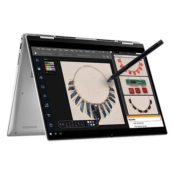 Dell Inspiron 7430 2in1 Touch Laptop, Intel Core i5-1335U Processor/ 16GB LP DDR5/ 1TB SSD/14.0" (35.56cm) FHD+/ Active Pen/Win 11 + MSO'21/15 Month McAfee/Platinum Silver/Thin & Light- 1.58kg (IC7430GPTH4001ORS1)