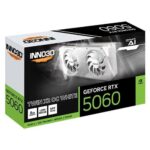 INNO3D RTX 5060 Twin X2 OC White SFF 8GB GDDR7 Graphics Card - Image 3