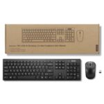 Lenovo 100 Wireless Keyboard and Mouse Set, Ambidextrous 1000 DPI Mouse Optical Sensor, upto 3M clicks, Ultra slim water resistant keyboard, 2.4 GHz Wireless Nano USB, upto 1yr battery life GX30L66303 - Image 3