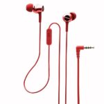 Sony MDR-EX155AP Wired in Ear Headphone with Mic - Red - Image 3