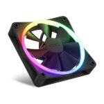NZXT F120 RGB 120mm Black Cabinet Fan With RGB Controller (Triple Pack) - Image 2