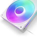 NZXT F240 RGB CORE RF-U24HF-W1 240mm RGB LED Single-Frame RGB Fan (White) - Image 3