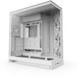 NZXT H9 Flow (2025) Dual Chamber Mid Tower ATX Airflow Cabinet (White)
