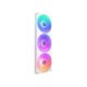 Nzxt F360 Rgb Core 360mm Single-Frame Cabinet Fan (Matte White)