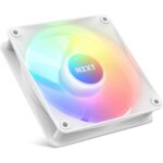 NZXT F120 RGB Core 120mm Cabinet Fan With RGB Controller - White (Triple Pack) - Image 3