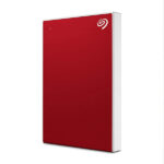 Seagate One Touch 2TB External Hard Drive with Password Protection (Red) - Image 2