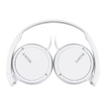Sony MDR-ZX110AP On-Ear Stereo Headphones with Mic - White - Image 2