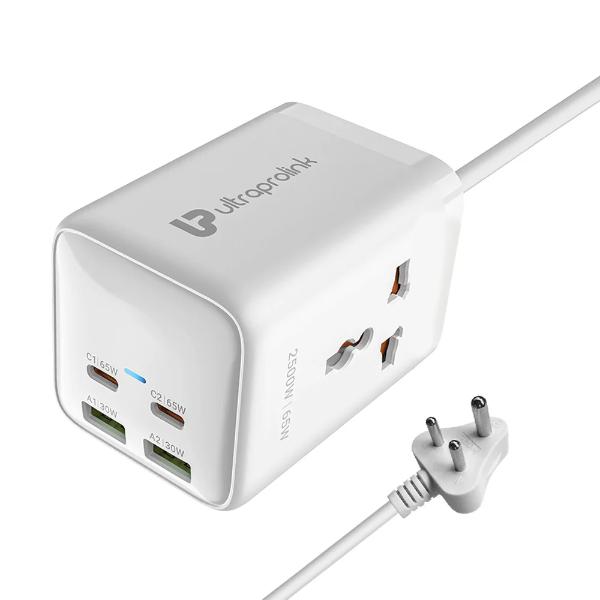 UltraProlink-Power-Qube-65-2-Socket-Surge-Protector-with-4-USB-Ports-65W-UM1165U.jpg UltraProlink Power Qube 65 2 Socket Surge Protector with 4 USB Ports (65W) UM1165U - Image 1