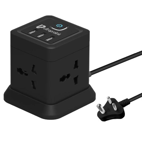 UltraProlink-Power-Qube-Desktop-Surge-Protector-with-3-USB-Ports-UM1084U.jpg UltraProlink Power Qube Desktop Surge Protector with 3 USB Ports UM1084U - Image 1