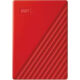 Western Digital My Passport 4TB Portable Hard Drive (Red)