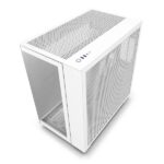 NZXT H9 Flow Dual-Chamber ATX Mid-Tower PC Gaming Case White - Image 4
