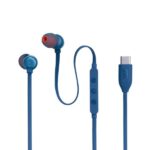 JBL Tune 310C USB Type C Earphones - Blue - Image 3