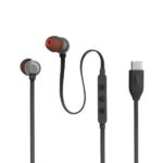 JBL Tune 310C USB Type C Earphones - Black - Image 2