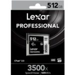 Lexar 512GB Professional 3500x CFast 2.0 Memory Card - Image 3