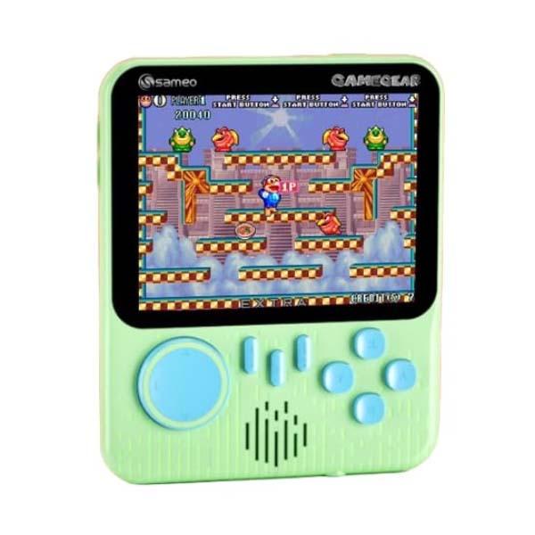 1-2-1.jpg Sameo Gamegear Handheld Video Game Console (Mint Green) - Image 1