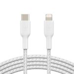 Belkin BoostCharge Lightning to Type C Cable 3.3 feet (1 meters) – White