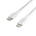 Belkin BoostCharge Lightning to Type C Cable 3.3 feet (1 meters) – White - Image 2