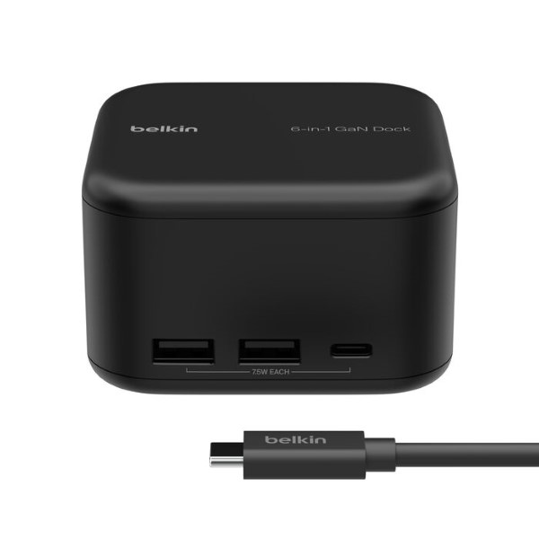 Belkin Connect USB-C 6-in-1 Core GaN Dock 130W - Image 1