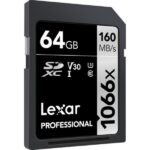 Lexar 64GB Professional 1066x SDXC UHS-I Memory Card (SILVER Series) - Image 3