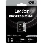 Lexar 128GB Professional 1066x SDXC UHS-I Memory Card (SILVER Series)