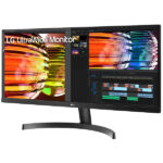 LG 29WL500 UltraWide 73. 66 cm (29 Inch) WFHD (2560 x 1080) IPS Display - HDR 10, Radeon FreeSync, sRGB 99%, Slim Bezel, Multitasking Monitor (Black) - Image 2