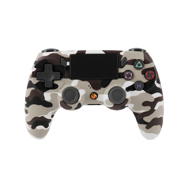 616n-t-u-g3-al-Custom.jpeg Sameo SG05 Wireless Gamepad for PS4/PC/Android/iOS - Grey Camo - Image 1