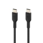 Belkin USB-IF Certified Braided 60 W USB-C to USB-C (Type C) Charge cable, 6.6 Feet / 2 Meter, Black - Image 3