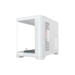 Metta Monk Seafrost Curved Glass Gaming Cabinet - White - Image 7