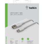 Belkin Boost Charge USB Type-A to C Cable (6.6 Feet/2 Meter, White) - Image 2