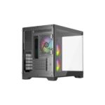 Metta Monk Seafrost Curved Glass Gaming Cabinet - Black - Image 4