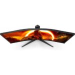 AOC CU34G2XP/BK 34 Inch Gaming Monitor Ultra QHD, 1440p, 180Hz, 1.0ms GTG, HDR 400, Ergonomic, Wide Angle 178° Curved, Height Adjustable, VESA Certified Display Ideal for Multitasking Monitor for PC - Image 7