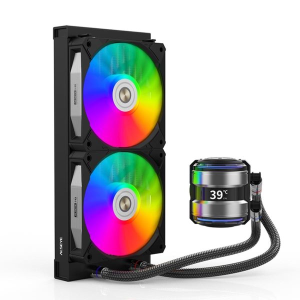 ALSEYE-Infinity-i240-CPU-Liquid-Cooler-2-e1718178135693.jpg ALSEYE Infinity i240 CPU Liquid Cooler (Black) - Image 1