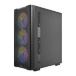 Antec VX310 ARGB ATX Mid Tower Gaming Cabinet (Black) - Image 3