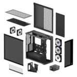 Arctic Xtender VG E-ATX Black Tinted Glass Mid-Tower Case - Image 3