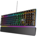 RK ROYAL KLUDGE RK918 Wired Mechanical Keyboard Brown Switch - Black - Image 2