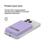 Belkin BoostCharge Magnetic Wireless Power Bank with Stand (5000mAh, Purple) - Image 2