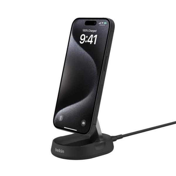 Belkin-BoostCharge-Pro-Convertible-Magnetic-Wireless-Charging-Stand-with-Qi2-15W-Black-1.jpg Belkin BoostCharge Pro Convertible Magnetic Wireless Charging Stand with Qi2 15W (Black) - Image 1