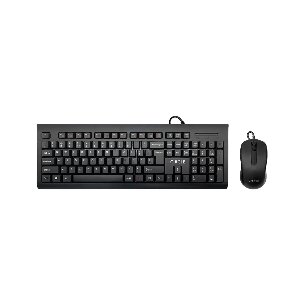 C41multimediacombo_Front_f76ed7c4-af9c-477e-a5d4-9258d843aada.webp Circle C41 USB Keyboard Combo (Black) - Image 1