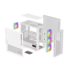 Deepcool CH560 Digital WH Mesh ARGB (E-ATX) Mid Tower Cabinet (White) - Image 5